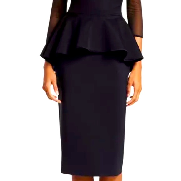 NWT- Chiara Boni Peplum Dress - Picture 3 of 7